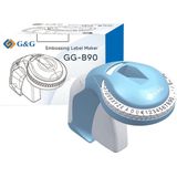 GG-B90 Embossing labelmaker - 3D-embossingapparaat - Draagbaar etiketteerapparaat - etiketprinter met (£ € Ä Ö Ü), eenvoudig te gebruiken voor thuis, op kantoor