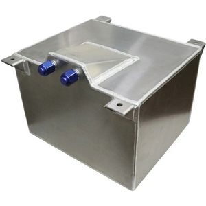 Brandstof Jerrycan - 20 Liter - Benzine of Diesel - Universele Oliebox - met antislipschuim - met Tuit en Ontluchtingsnippel - Brandstoftank - voor Trams en Vrachtwagens - Zilver