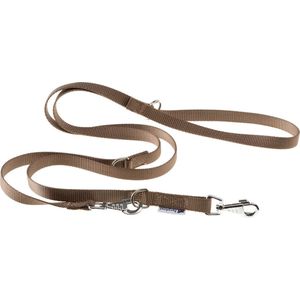 Adori Traininglijn Nylon Bruin - Hondenriem - 200x1.5 cm