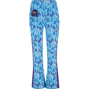 4PRESIDENT Flared pants meisje - Lala AOP - Maat 128 - Flared broek meisjes