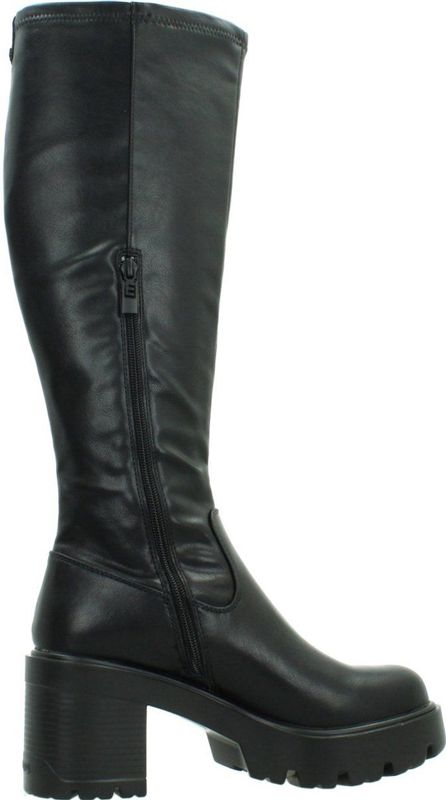 Mustang - Saba - Laarzen - Zwart - Hoge Dameslaarzen met Ritssluiting