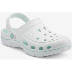 Women’s clogs coqui jumper white/lt. mint 42