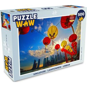 Puzzel Singapore - Lampionnen - Urban - Legpuzzel - Puzzel 500 stukjes