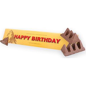 Toblerone Chocolade Cadeau - 'Happy Birthday!' - 360g