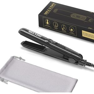 Mini Haarstylers voor Kort Haar - Draagbare Stijltang met Keramische Platen