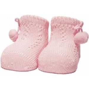 iN ControL 2pack NEWBORN socks JACQUARD soft pink
