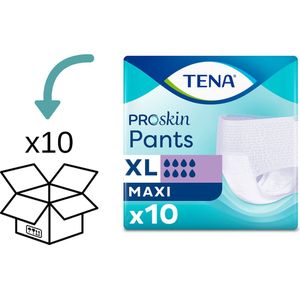 10 pakken TENA Pants Maxi XL - 100 broekjes TENA ProSkin Pants Maxi extra large