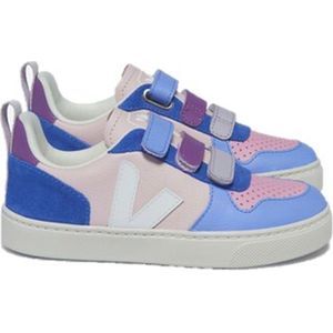 Veja V10 - CF Multico Petale - Sneakers - Klittenband - Metallic - Blauw/Paars - Maat 24