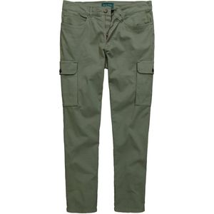 Boston Park - Heren - Boston Park cargobroek keperstof Straight Fit tot maat 72 - Bamboe - Maat 70
