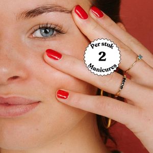 Maniac Nails - Coco's Obsession - Gel Nagelstickers - Lipstick Rood - 28 Stickers voor 2 Manicures
