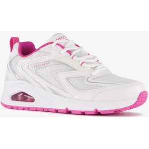 Skechers Uno meisjes sneakers met airzool wit - Maat 33 - Extra comfort - Memory Foam