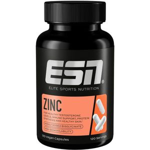 ESN - Zink Bisglycinaat - Hooggedoseerd Zinksupplement - 120 Vegan Capsules