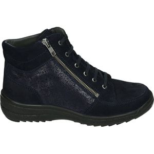 Strober SENTA 73017H1 - VeterlaarzenHoge sneakersDames sneakersDames veterschoenenHalf-hoge schoenen - Kleur: Blauw - Maat: 41