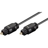 Digitale optische Toslink audio kabel - 2,2mm / zwart - 10 meter
