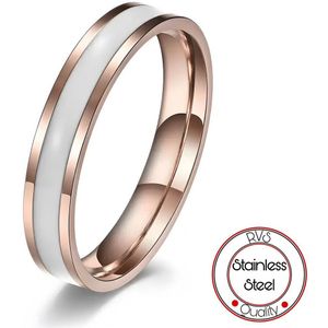 Basic Leren Ring | Ringen Mannen | Goudkleurig & Wit | 19 mm | Ring Heren | Mannen Cadeau voor Man Cadeautjes | Vrouwen Ring | Dames Cadeau | Cadeau voor vrouwen | Luxe ring | Soraro