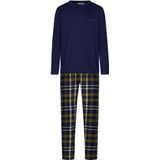 Pastunette - Adventure - Pyjama - Blauw/Groen - Katoen - Flanel