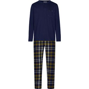 Pastunette - Adventure - Pyjama - Blauw/Groen - Katoen - Flanel