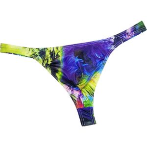 Creatieve Heren String - Sexy Mannen Ondergoed - Multi-Color Beachwear - ( XL ) | LekkerStout | ( LS247 )