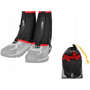 Nils Camp Stuptuty NC17113 - Zwarte/Rode Nylon Schoenzakken voor Lopen