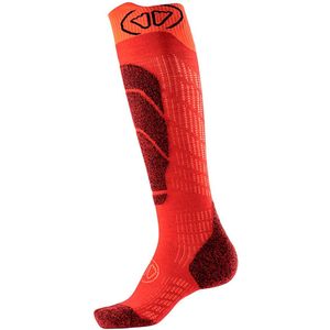 Sidas Ski Merino Junior Lange Sokken Rood,Oranje EU 24-26 Jongens,Meisjes