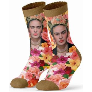 Sock My Feet 3-pack sokken dames 39 42 - duurzaam - naadloos - Frida Kahlo