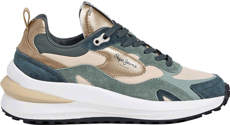 Pepe Jeans Winslow Fun Schoenen Beige,Groen EU 36 Vrouw