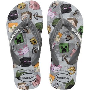 Havaianas Kinder Minecraft Slippers - Grijs