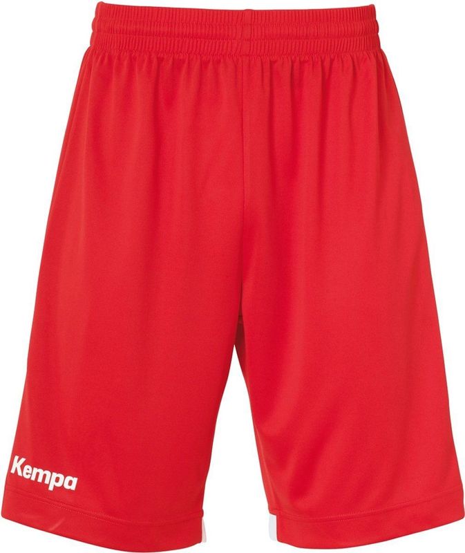 Kempa - Player Long Shorts - Rood-Wit - Sportbroek