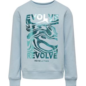 Only sweater meisjes - blauw - KOGcarol - maat 122/128