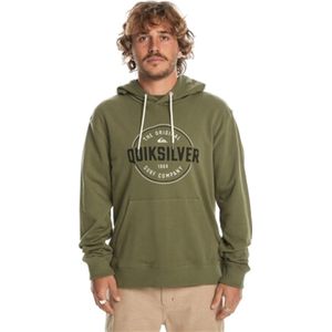 Quiksilver Circle Up Heren Hoodie Eqysf03151-gph0 - Kleur Groen - Maat S