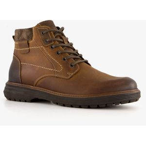 Hush Puppies leren heren veterboots bruin - Maat 40 - Uitneembare zool