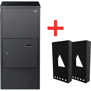PakketPanda® - XXL Pakketbrievenbus met statief - Brievenbus - Pakketbox - XXL + Onderstel