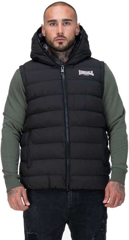 Lonsdale - Lydford - Vest - Effen - Met Capuchon - Polyester