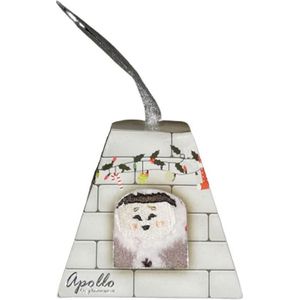 Kerst Sokken - Giftbox - Rood - Eskimo - 27 - 30 - Kerstcadeau - Kerstsokken - Christmas - Kerst Sokken - Giftbox - Kerstcadeau - kerstsokken - Kersthanger