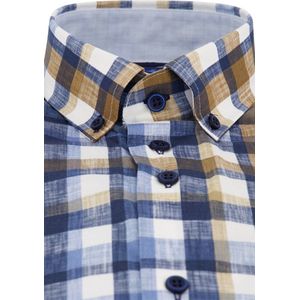 Eden Valley casual overhemd blauw