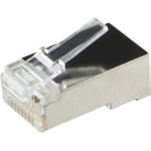 Danicom CAT5e Connector RJ45 - Shielded - voor soepele en stugge kern