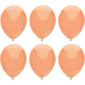 Haza Ballonnen verjaardag/thema feest - 300x stuks - perzik roze