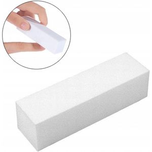Wit Polijstblok Nagelvijl Blok Korrel 240/240