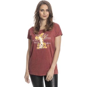 Winnie The Pooh Tigger - Different Dames T-shirt - gemêleerd rood - XXL