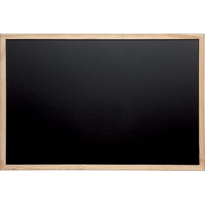 MAUL krijtbord zwart met houten frame 40x60cm 10 stuks
