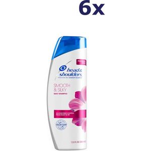 Head & Shoulders Shampoo - Smooth & Silky 6 X 400ml VOORDEELVERPAKKING