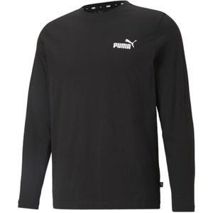 Functieel t-shirt puma ess klein logo longsleeve tee zwart 2xl