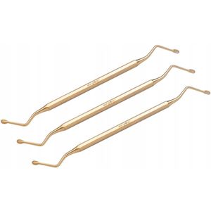 Podologische Sonde & Lepel Set - 3 Stuks - RVS