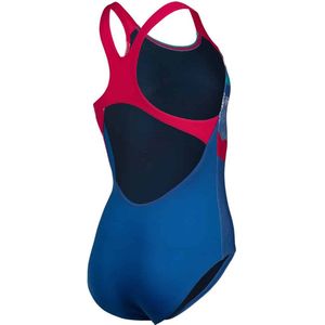 Arena G Kikko Swimsuit Swim Pro Back Royal-Freak Rose-White