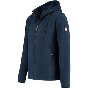 Travelin' Karlson Heren - Outdoorvest - Teddyfleece - Navy