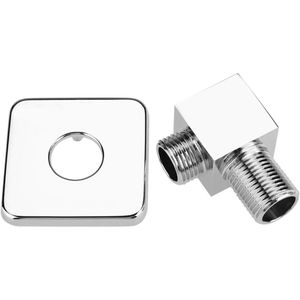 Shower Outlet Elbow - Wall Supply Elbow Square 1/2"" Hose Connector for Handheld Hand Shower