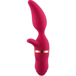 Cupitoys® Tarzan vibrator mangovorm - 19,8cm - Rood - 7 standen - Vibrators voor vrouwen en mannen - Sex toys voor vrouwen en mannen