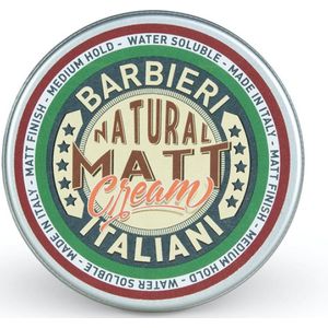 Barbieri Italiani Natural Matt Cream 100ml / Hair Cream / Haar Creme / Paste
