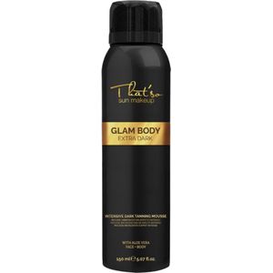 That'so Zelfbruiner Self Tan voor lichaam en gezicht - Glam Body Mousse EXTRA DARK - Direct een diep bruine kleur -  150ml