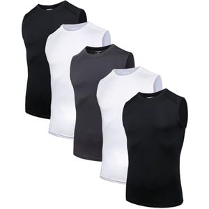 Heren Ademend Compressieshirt - Functioneel Loopshirt voor Sport en Fitness